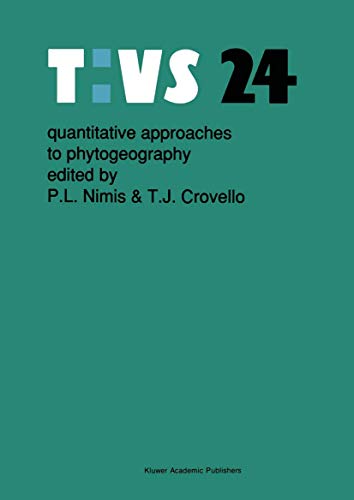 Stock image for Quantitative approaches to phytogeography (Tasks for Vegetation Science, 24) for sale by Big River Books