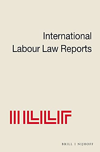 Beispielbild fr International Labour Law Reports: v. 9 (International Labor Law Reports) zum Verkauf von Gebrauchtbcherlogistik  H.J. Lauterbach