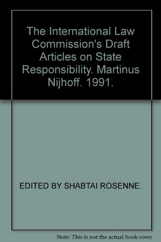 Beispielbild fr The International Law Commission's draft articles on state responsibility : part 1, articles 1-35. zum Verkauf von Kloof Booksellers & Scientia Verlag