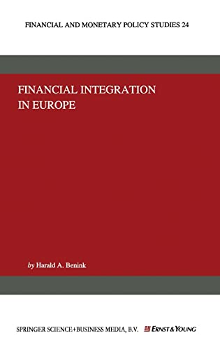 Financial Integration in Europe: v. 24 (Financial and Monetary