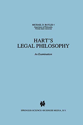 Stock image for Hart's Legal Philosophy: An Examination (Law and Philosophy Library, 17) for sale by The Book Cellar, LLC