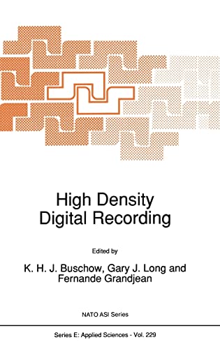 Imagen de archivo de High Density Digital Recording a la venta por Zubal-Books, Since 1961