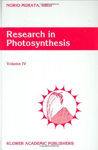 Beispielbild fr Research in Photosynthesis zum Verkauf von Better World Books