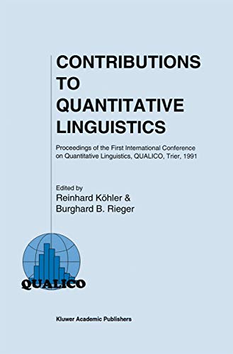 Stock image for Contributions to Quantitative Linguistics Trier 1991. for sale by Abrahamschacht-Antiquariat Schmidt