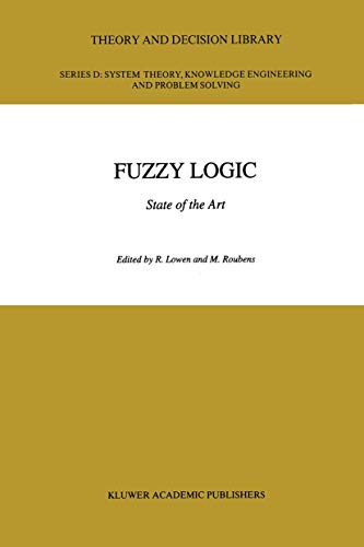 Stock image for Fuzzy Logic. State of the Art for sale by Librera Antonio Azorn