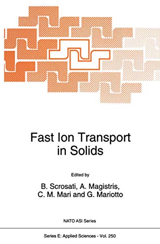 9780792325147: Fast Ion Transport in Solids: 250 (NATO Science Series E:)