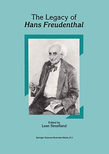 Stock image for The Legacy of Hans Freudenthal, for sale by Sutton Books