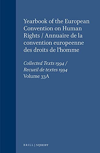 Collected Texts of the European Convention on Human Rights (9780792328872) by Council Of Europe