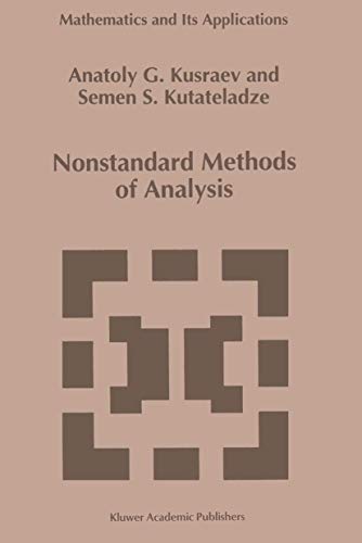 Stock image for Nonstandard Methods of Analysis (Mathematics and Its Applications, 291) for sale by Lucky's Textbooks