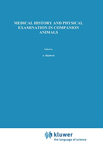 Imagen de archivo de Medical History and Physical Examination in Companion Animals a la venta por Lucky's Textbooks