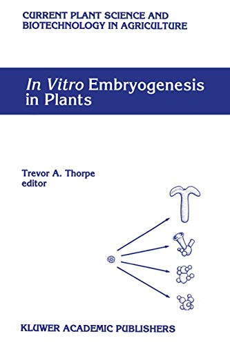 In Vitro Embryogenesis in Plants