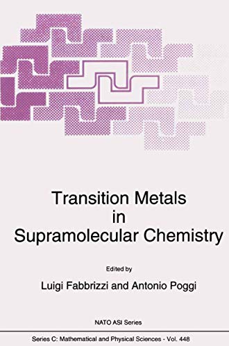 Imagen de archivo de Transition Metals in Supramolecular Chemistry a la venta por Zubal-Books, Since 1961