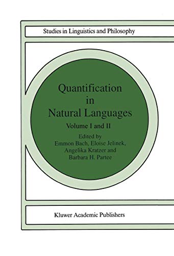 9780792333524: Quantification in Natural Languages: Volume I: 54