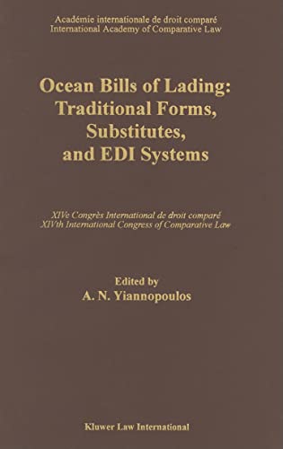 9780792333616: Ocean Bills of Lading: Traditional Forms, Substitutes, and Edi Systems