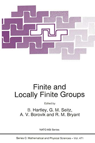 Imagen de archivo de Finite and Locally Finite Groups Vol. 471 a la venta por Better World Books