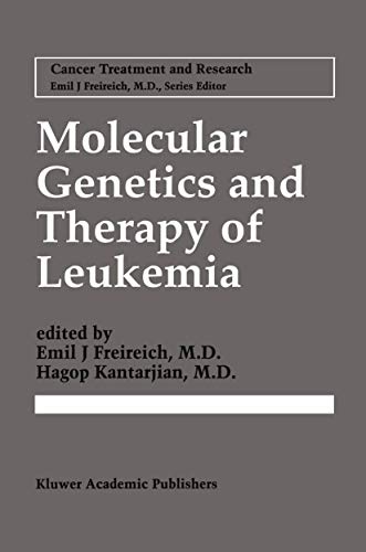 Imagen de archivo de Molecular Genetics and Therapy of Leukemia (Cancer Treatment and Research, 84) a la venta por mountain