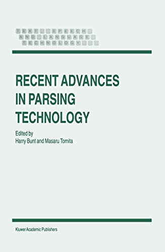 Beispielbild fr Recent Advances in Parsing Technology zum Verkauf von Ammareal