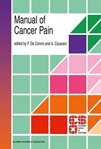 Beispielbild fr Manual of Cancer Pain zum Verkauf von AwesomeBooks