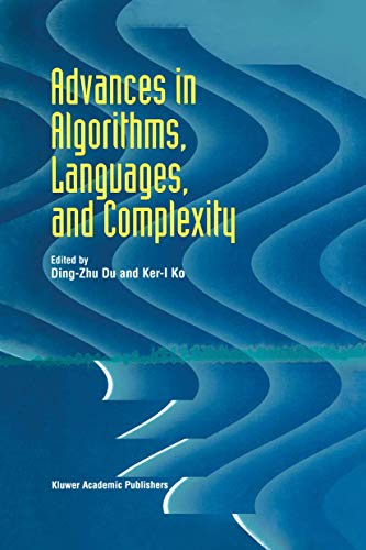 9780792343967: Advances in Algorithms, Languages, and Complexity