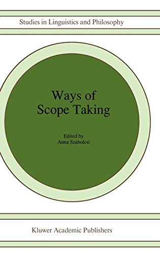 Stock image for Ways of Scope Taking. for sale by Gast & Hoyer GmbH