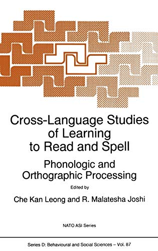 9780792344575: Cross-Language Studies of Learning to Read and Spell: Phonologic and Orthographic Processing: 87