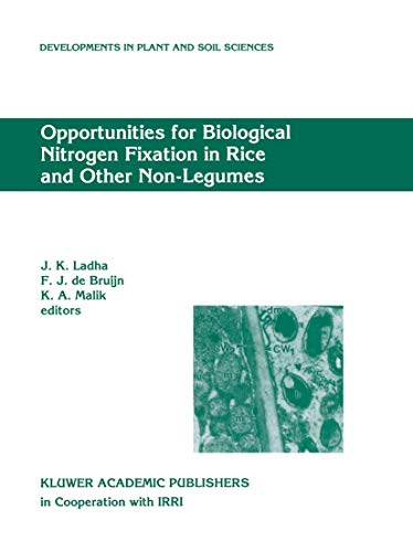 Imagen de archivo de Opportunities for Biological Nitrogen Fixation in Rice and Other Non-Legumes: Papers presented at the Second Working Group Meeting of the Frontier . (Developments in Plant and Soil Sciences) a la venta por Bookmonger.Ltd