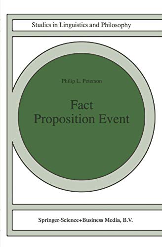 9780792345688: Fact Proposition Event: 66