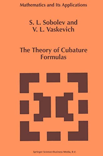 9780792346319: The Theory of Cubature Formulas