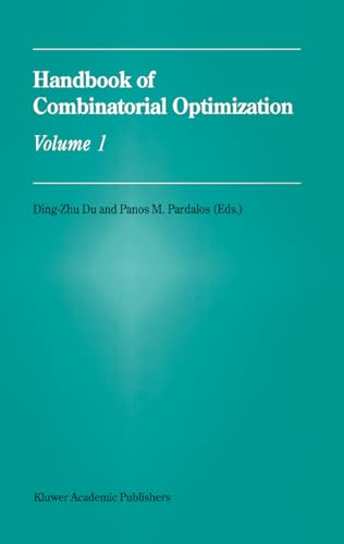 9780792350194: Handbook of Combinatorial Optimization