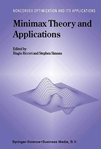 9780792350644: Minimax Theory and Applications: 26