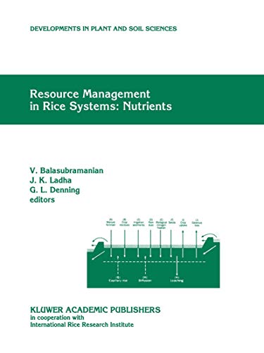 Stock image for Resource Management in Rice Systems: Nutrients: Papers presented at the International Workshop on Natural Resource Management in Rice Systems: . (Developments in Plant and Soil Sciences, 81) for sale by Earl The Pearls