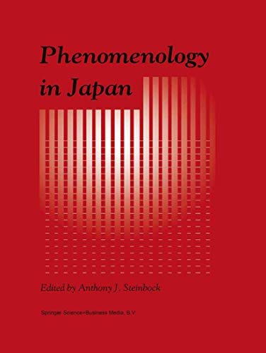 9780792352914: Phenomenology in Japan