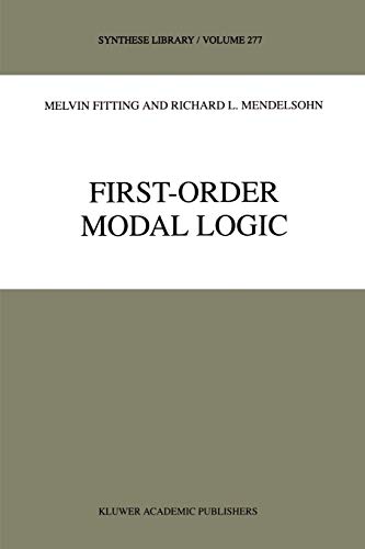 9780792353355: First-Order Modal Logic (Synthese Library, 277)
