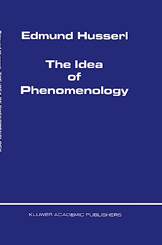 Stock image for Idea of Phenomenology for sale by Better World Books