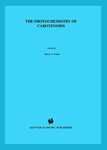 Beispielbild fr The Photochemistry of Carotenoids (Advances in Photosynthesis and Respiration, 8) zum Verkauf von BooksRun