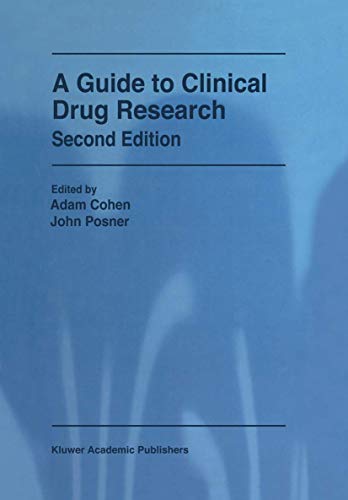 Stock image for A Guide to Clinical Drug Research for sale by Bahamut Media