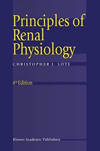 Beispielbild fr Principles of Renal Physiology zum Verkauf von WorldofBooks