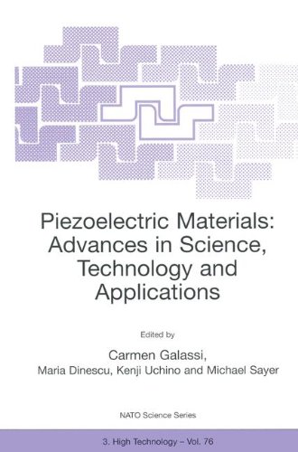 9780792362128: Piezoelectric Materials: Advances in Science, Technology and Applications: v. 76 (NATO Science Partnership Sub-Series: 3:)