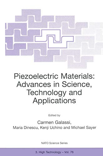 Beispielbild fr Piezoelectric Materials: Advances in Science, Technology and Applications zum Verkauf von Blackwell's