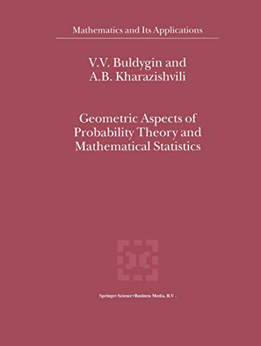 Geometric Aspects of Probability Theory and Mathematical Statistics - A. B. Kharazishvili