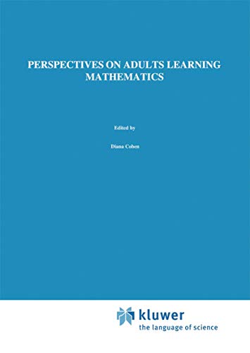 Imagen de archivo de Perspectives on Adults Learning Mathematics : Research and Practice a la venta por Better World Books