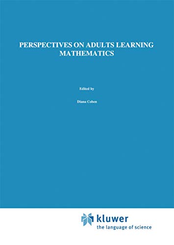 Stock image for Perspectives on Adults Learning Mathematics : Research and Practice for sale by Better World Books