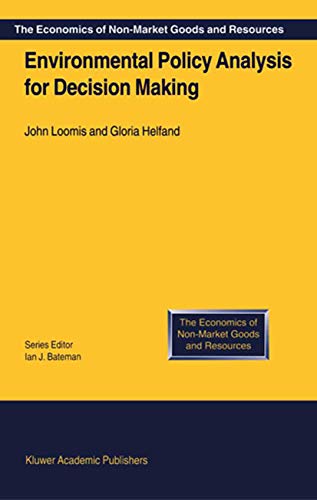 Environmental Policy Analysis for Decision Making - Gloria Helfand