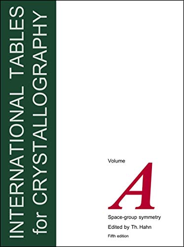 Beispielbild fr International Tables for Crystallography, Volume a: Space Group Symmetry zum Verkauf von Buchpark