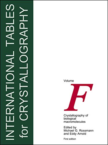 Stock image for International Tables for Crystallography: Crystallography of Biological Macromolecules (Volume F) for sale by Anybook.com