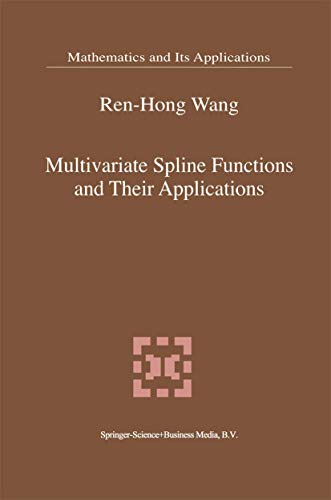 Imagen de archivo de Multivariate Spline Functions and Their Applications a la venta por Books Puddle