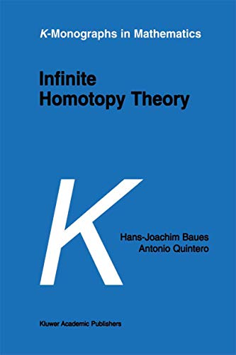 Stock image for Infinite Homotopy Theory for sale by THE SAINT BOOKSTORE