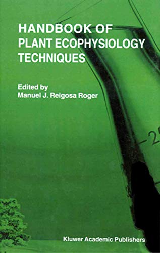 Imagen de archivo de Handbook of Plant Ecophysiology Techniques a la venta por HPB-Red