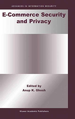9780792373995: E-Commerce Security and Privacy: 2 (Advances in Information Security)