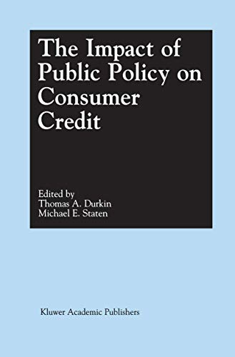 The Impact of Public Policy on Consumer Credit